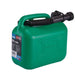 Draper Plastic Fuel Can, 5L, Green 09052 Draper - Dynamic Drive