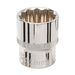 Silverline Socket 1/2" Drive 12pt Metric 24mm Silverline - Dynamic Drive