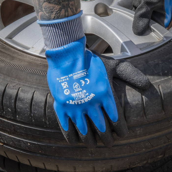 Worksafe Worksafe Waterproof Latex Gloves, X-Large - Box of 120 Pairs Worksafe - Dynamic Drive