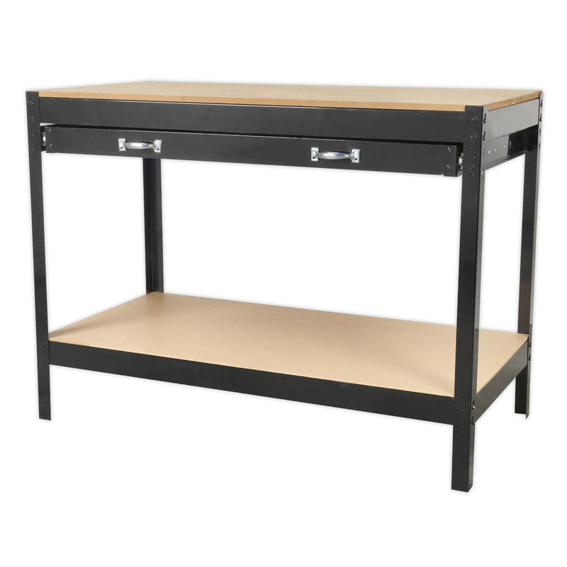 Sealey Workbench with Drawer 1.2m AP12160 Sealey - Dynamic Drive
