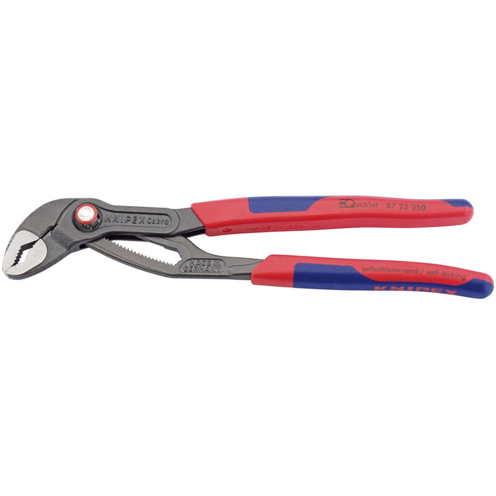 Draper Knipex Cobra 87 22 250 QuickSet Waterpump Pliers, 250mm 53953 Draper - Dynamic Drive