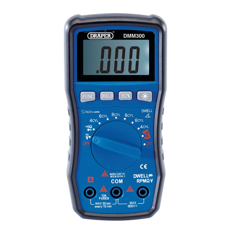 Draper Automotive Digital Multimeter 41821 Draper - Dynamic Drive