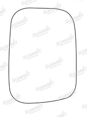 Summit Stick-On Commercial Mirror Glass fits Nissan Urvan RHS 79 to 95 Summit - Dynamic Drive