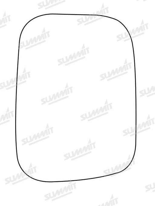 Summit Stick-On Commercial Mirror Glass fits Nissan Urvan RHS 79 to 95 Summit - Dynamic Drive