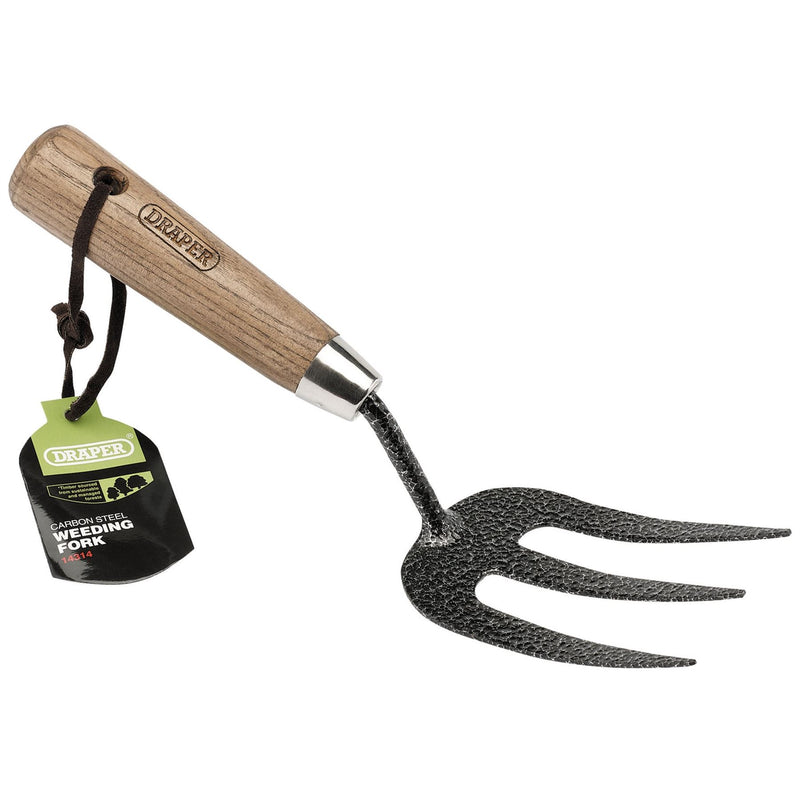 Draper Carbon Steel Heavy Duty Weeding Fork with Ash Handle 14314 Draper  - Dynamic Drive