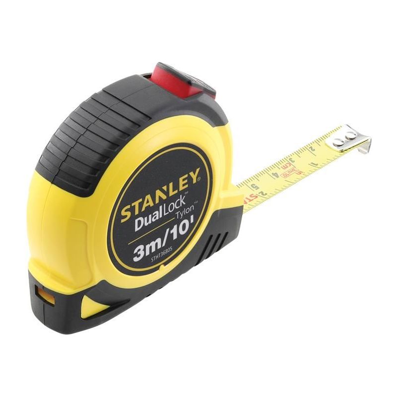 Stanley® Hand Tools DualLock™ Tylon™ Pocket Tape 3m/10ft (Width 12mm) STANLEY® Hand Tools - Dynamic Drive