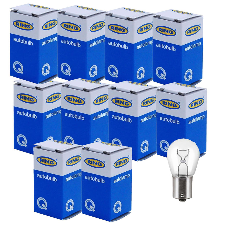 10 x Ring Boxed R382 P21W BA15S Brake Stop Car Light Bulb 382 12v 21w E Approved Ring Automotive  - Dynamic Drive