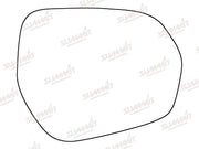Summit Stick-On Standard Mirror Glass fits Ford Fiesta 17 on RHS Summit - Dynamic Drive