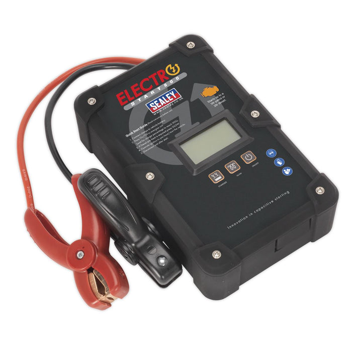Sealey 800A 12V ElectroStart Batteryless Power Start Portable Car Jump Starter Sealey  - Dynamic Drive