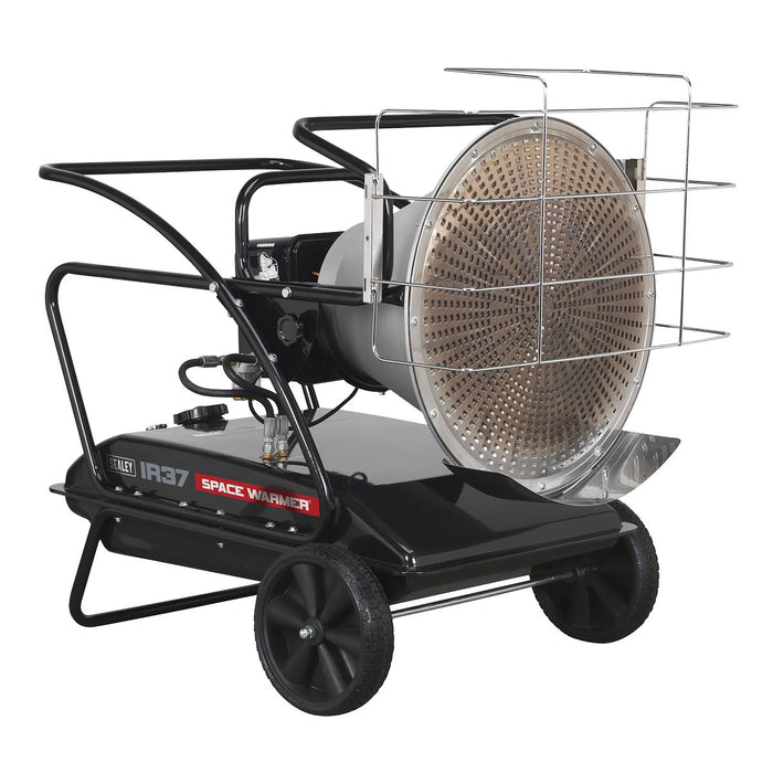 Sealey Space Warmer® Paraffin/Kerosene/Diesel Heater with Wheels 125,000Btu/hr Sealey  - Dynamic Drive