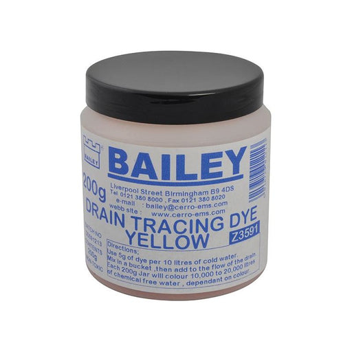 Bailey Products 3591 Drain Tracing Dye - Yellow Bailey Products - Dynamic Drive