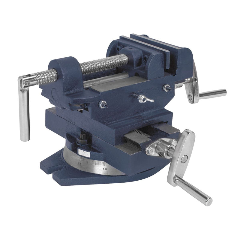 Sealey Compound Cross Vice 100mm CV4 Sealey - Dynamic Drive