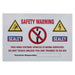 Sealey Hybrid/Electric Vehicle Warning Sign HYBRIDSIGN Sealey - Dynamic Drive