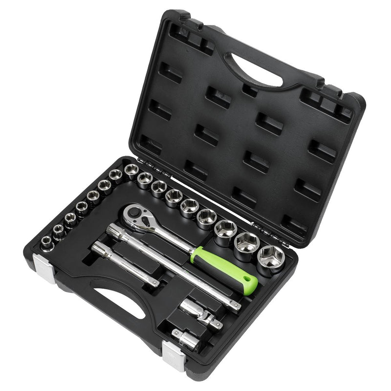 Sealey Socket Set 21pc 1/2"Sq Drive Metric S01237 Sealey - Dynamic Drive