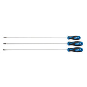 Draper Extra Long Reach Soft Grip Screwdriver Set, 450mm (3 Piece) 32603 Draper - Dynamic Drive