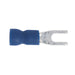 Sealey Easy-Entry Fork Terminal3.7mm (4BA) Blue Pack of 100 BT13 Sealey - Dynamic Drive