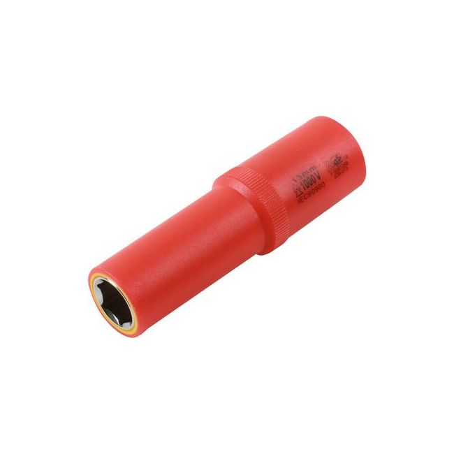 Laser Deep Insulated Socket 1/2"D 13mm 7952 Laser - Dynamic Drive