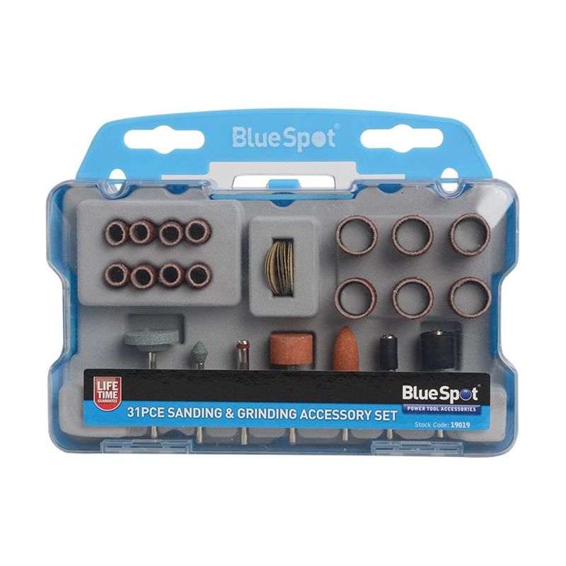 Bluespot Tools Sanding & Grinding Accessory 31 Piece Kit BlueSpot Tools - Dynamic Drive