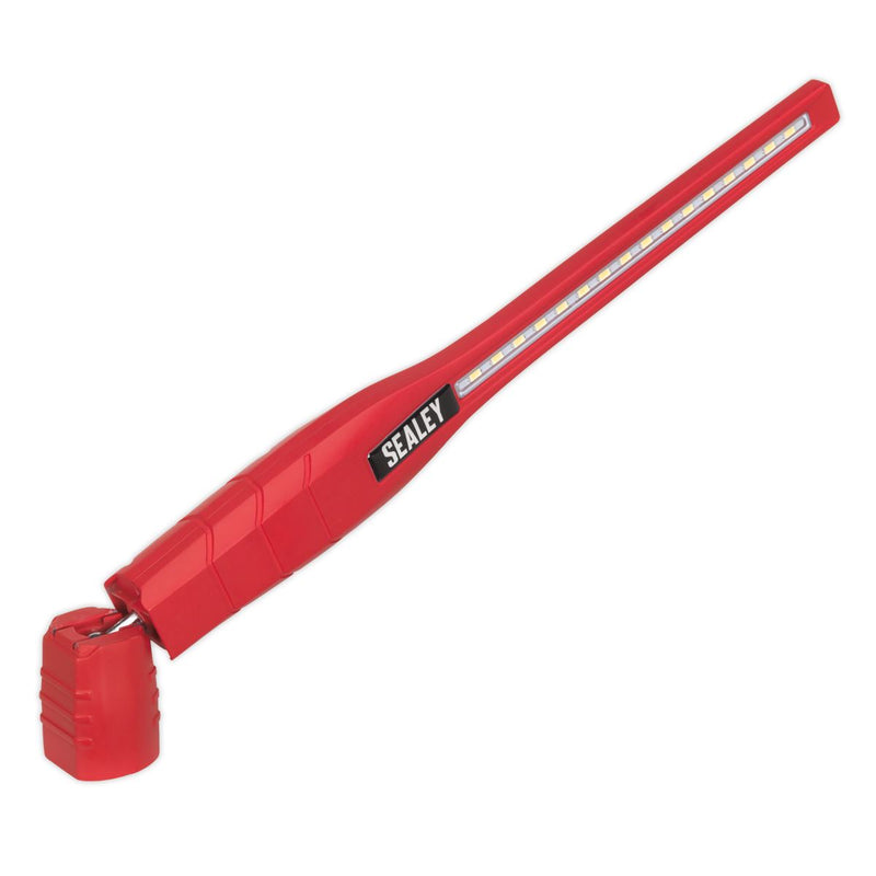 Sealey Rechargeable 360 Slim Inspection Light 8W & 1W SMD LED Red Lithium-ion Sealey - Dynamic Drive