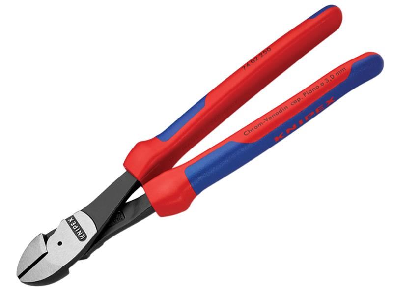 Knipex High Leverage Diagonal Cutters Multi-Component Grip 250mm Knipex - Dynamic Drive