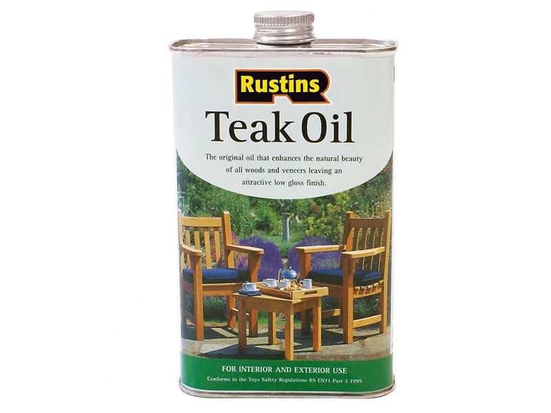 Rustins Teak Oil 1 litre Rustins - Dynamic Drive