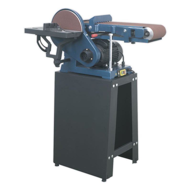 Sealey Belt/Disc Sander Floor Standing 1220 x 150mm/ï230mm SM15 Sealey - Dynamic Drive