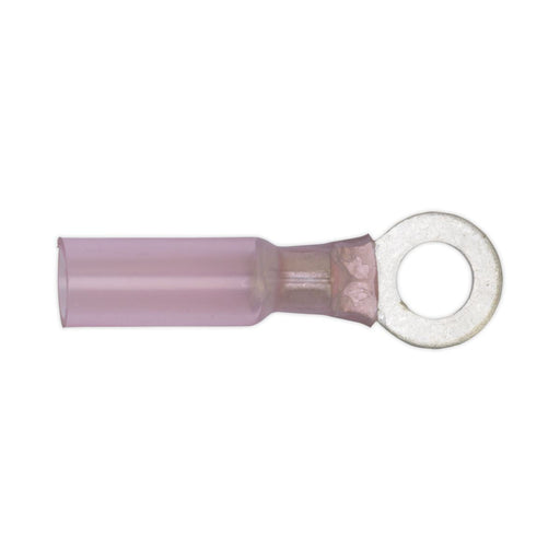 Sealey Heat Shrink Ring Terminal6.4mm Red Pack of 25 RTSR2564 Sealey - Dynamic Drive