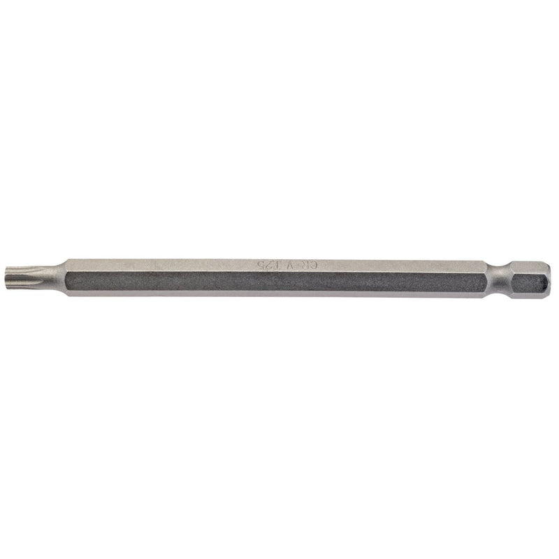 Draper TX-STAR Insert Bit, 1/4" Hex, 100mm Long, T25 (Pack of 1) Draper - Dynamic Drive
