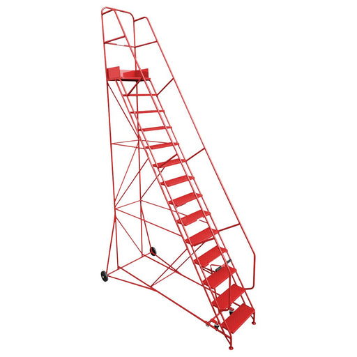 Sealey Mobile Safety Steps 14-Tread MSS14 Sealey - Dynamic Drive