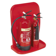Sealey Fire Extinguisher Stand Double SFEH02 Sealey - Dynamic Drive
