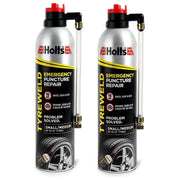 2x Holts Tyre Weld And Emergency Puncture Repair 400ml Holts - Dynamic Drive