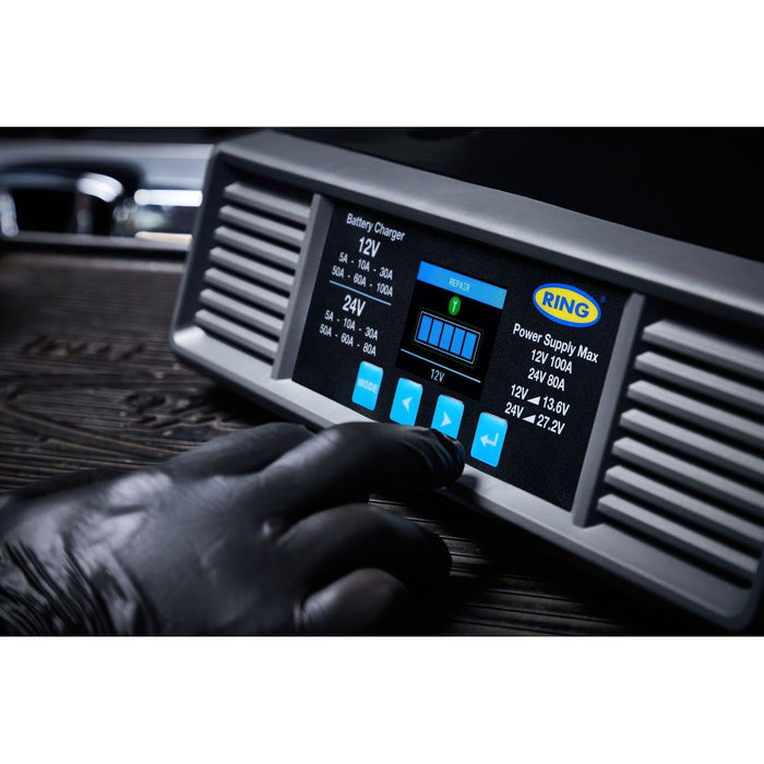 Ring Smart Charge Pro 100A 12/24V Ring Automotive - Dynamic Drive
