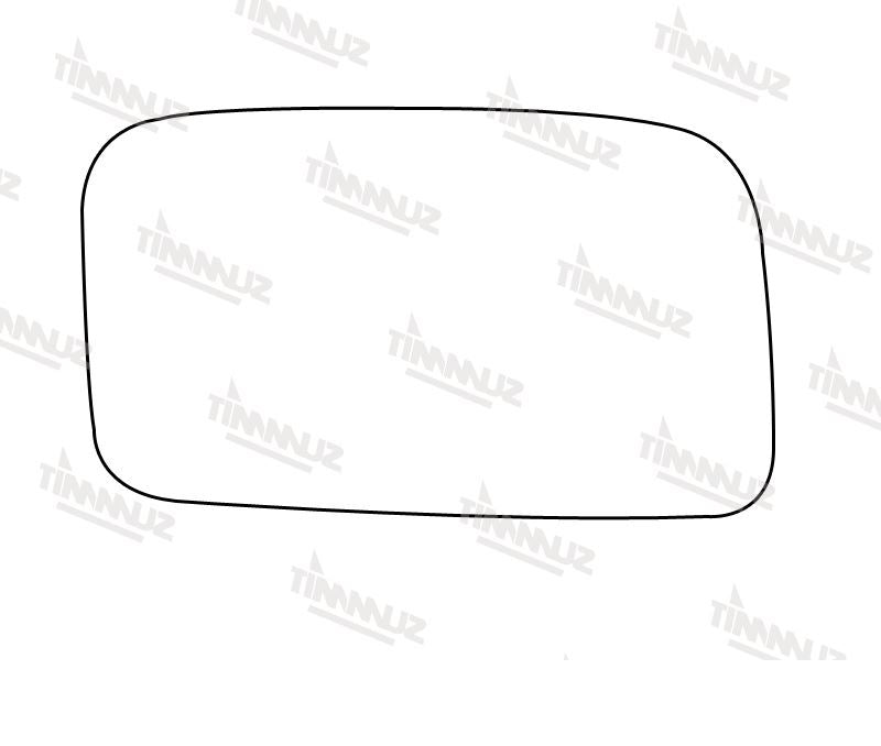 Summit Stick-On Standard Mirror Glass fits VW Jetta RHS Summit - Dynamic Drive