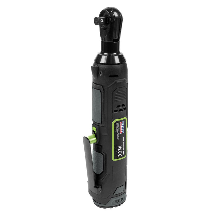 Sealey Cordless Ratchet Wrench 45Nm 3/8"Sq Drive 10.8V 2Ah SV10.8 Series Sealey - Dynamic Drive