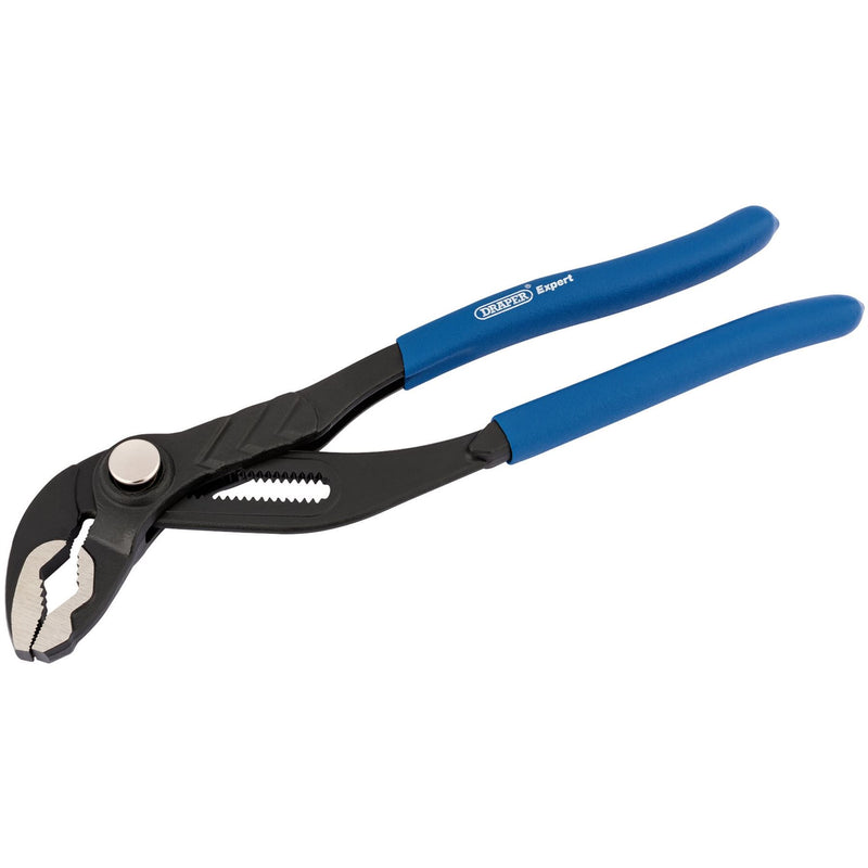 Draper Push Button Heavy Duty Waterpump Pliers, 250mm 84448 Draper - Dynamic Drive