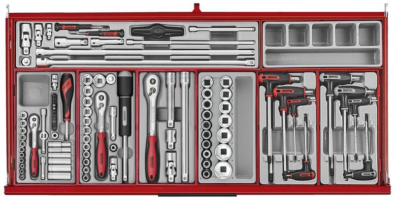 Teng Tools 37" PRO35™ roller cabinet tool kit 663 pieces red Town Tools - Dynamic Drive
