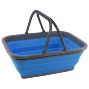 Via Mondo Basket Foldable Rect Blue/Grey 1165187 Via Mondo - Dynamic Drive
