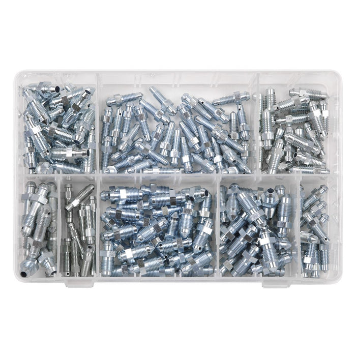Sealey Bleed Nipple Assortment 160pc AB160BN Sealey - Dynamic Drive