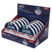 Sealey Cutting Disc 115 x 1.2mm Countertop Display Box 10 Packs of 10 Sealey - Dynamic Drive