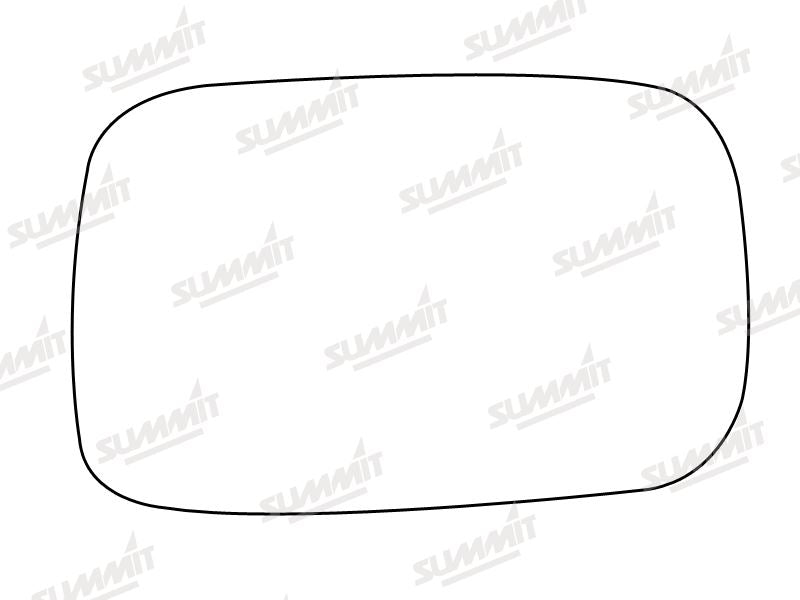 Summit Stick-On Standard Mirror Glass fits Ford Fiesta RHS Summit - Dynamic Drive