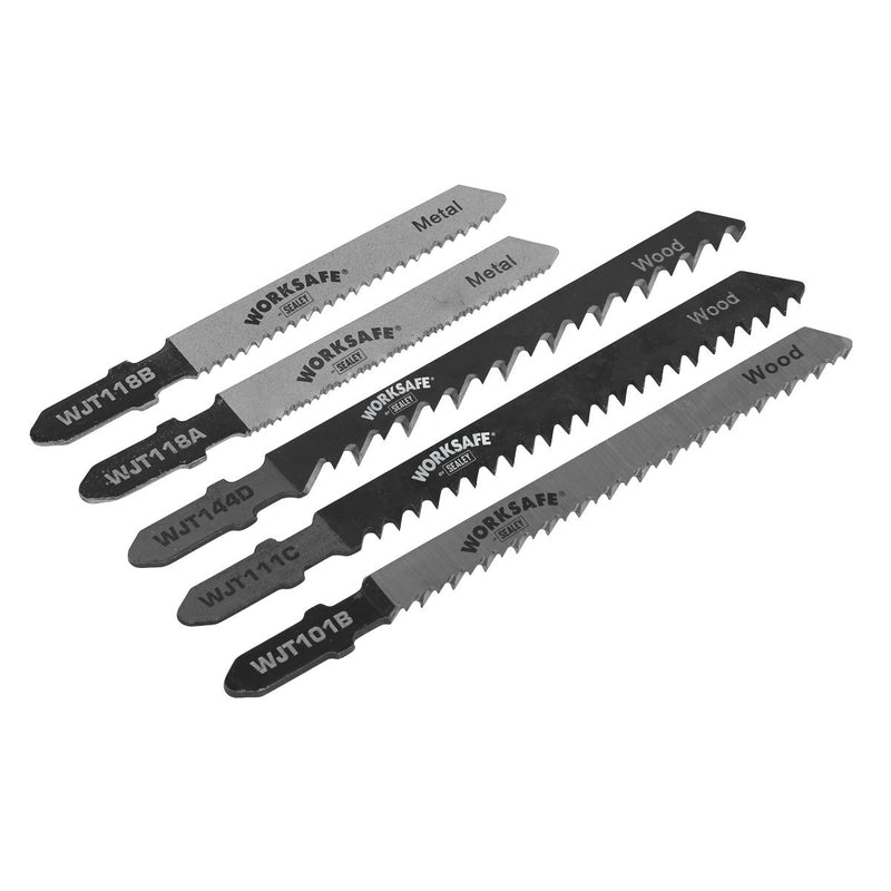 Sealey Assorted Jigsaw Blades Pack of 5 WJTASS Sealey - Dynamic Drive
