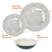 MDS1203 Liberty Murano 12 Piece Melamine Dinner Set LL1380 Liberty Leisure UK - Dynamic Drive