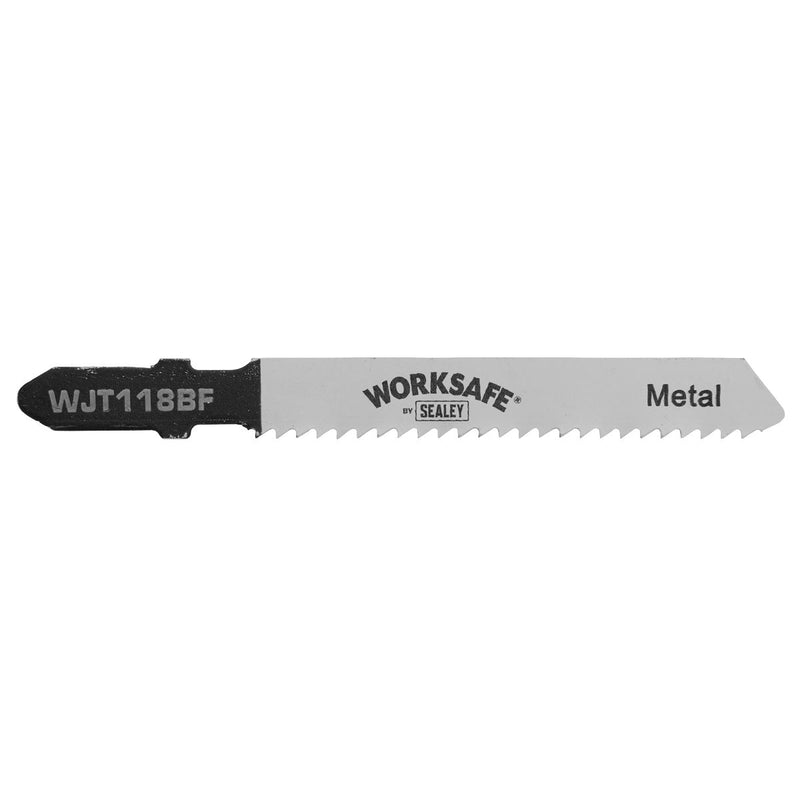 Sealey Jigsaw Blade Metal 55mm 12tpi Pack of 5 WJT118BF Sealey - Dynamic Drive