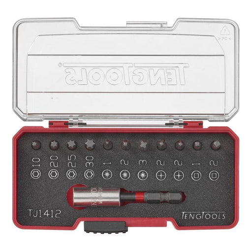Teng Tools Impact Bit Set Construction With Belt Clip Mixed 12 Pieces Teng Tools - Dynamic Drive