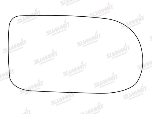 Summit Stick-On Standard Mirror Glass fits Renault Espace Mk2 RHS Summit - Dynamic Drive