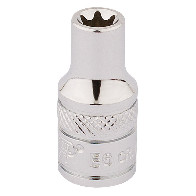 Draper TX-STAR Socket, 1/4" Sq. Dr., E6 34066 Draper - Dynamic Drive
