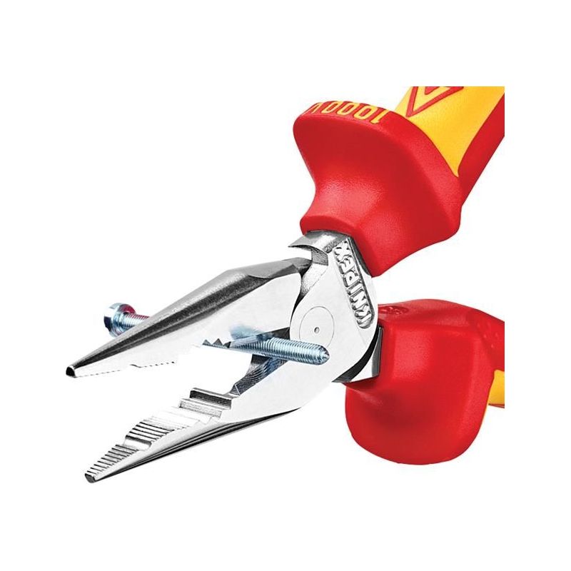 Knipex VDE High Leverage Needle Nose Pliers 145mm Knipex - Dynamic Drive