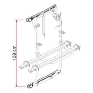 Fiamma Kit Bars Dj Crafter >17 For Cb Dj Deep Black 08754-03A Fiamma - Dynamic Drive