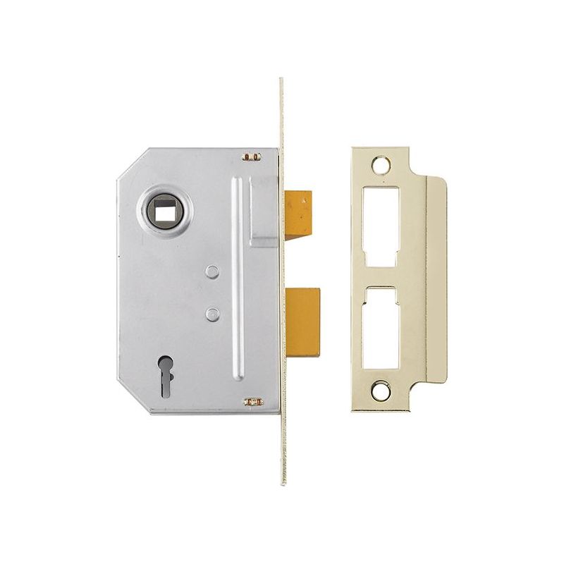 Yale Locks PM246 Internal 2 Lever Mortice Sashlock Polished Chrome 67mm 2.5in Yale Locks - Dynamic Drive
