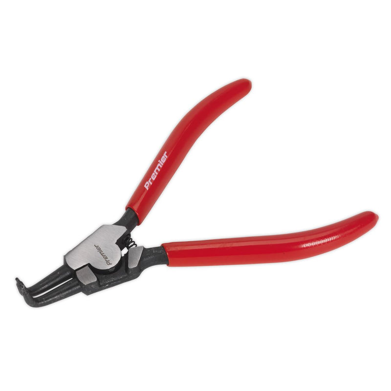 Sealey Circlip Pliers External Bent Nose 180mm AK84541 Sealey - Dynamic Drive